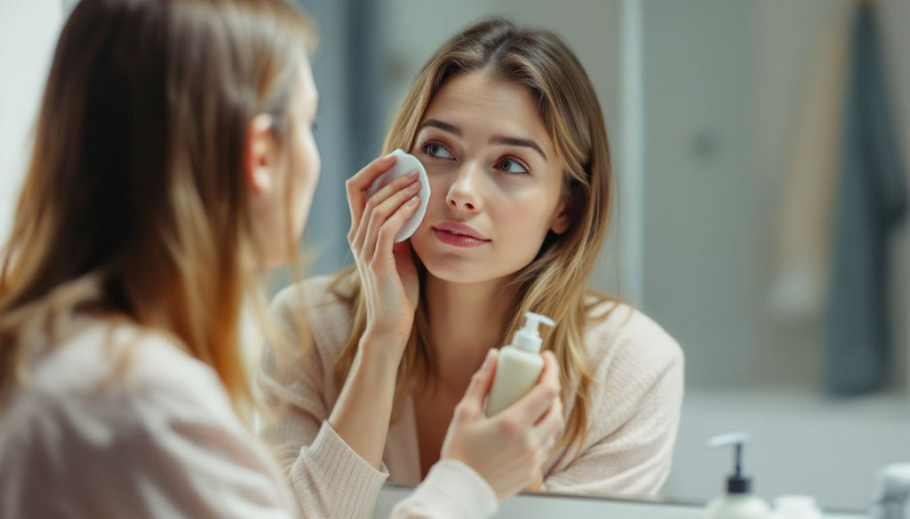 Comment nettoyer la crème solaire du visage ?