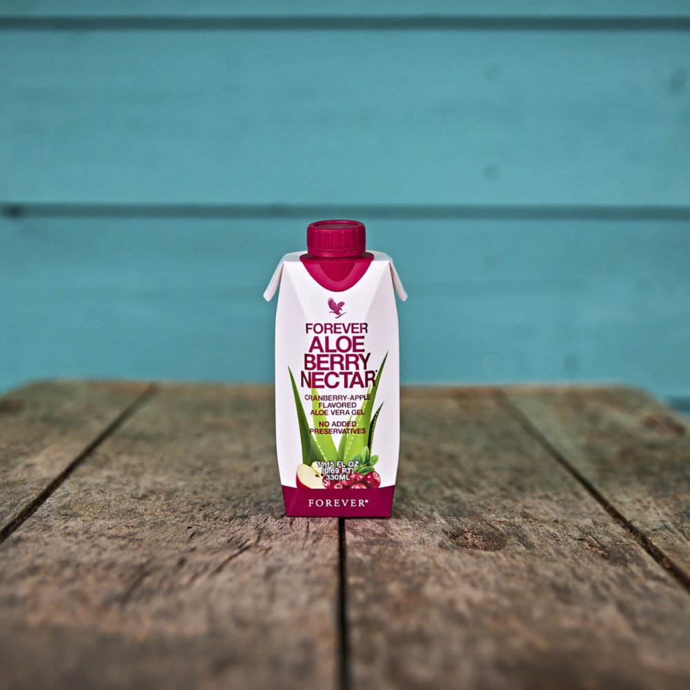 Forever Aloe Berry Nectar® 330 ml x 12 – Boisson à l'Aloe Vera, Canneberge & Vitamine C