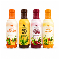 4-Pack Mix Gel Aloe Vera Forever® – Cure Aloe Vera 4 Saveurs 4 x 1 L
