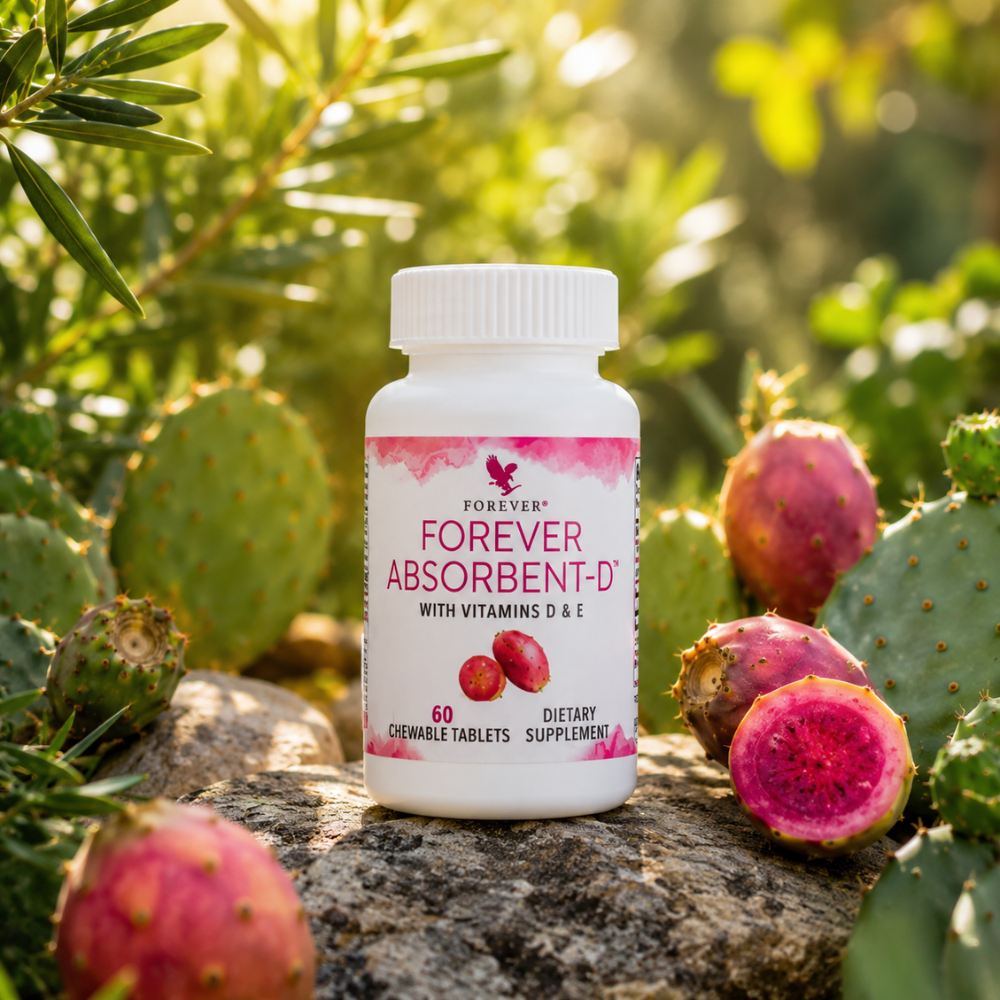Forever Absorbent-D – Vitamine D3 & E à croquer | Immunité & Bien-être