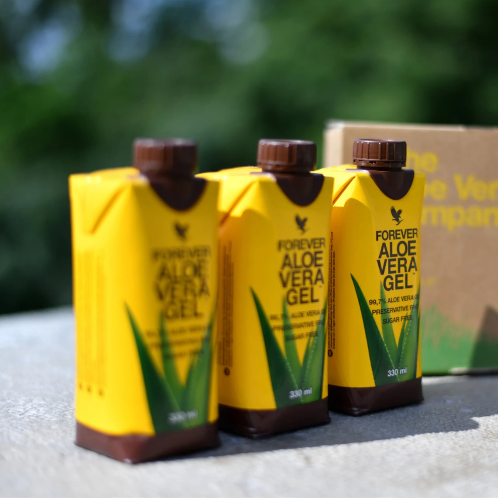 Forever Aloe Vera Gel 330 ml x12 – Gel d'Aloe Vera Stabilisé Forever