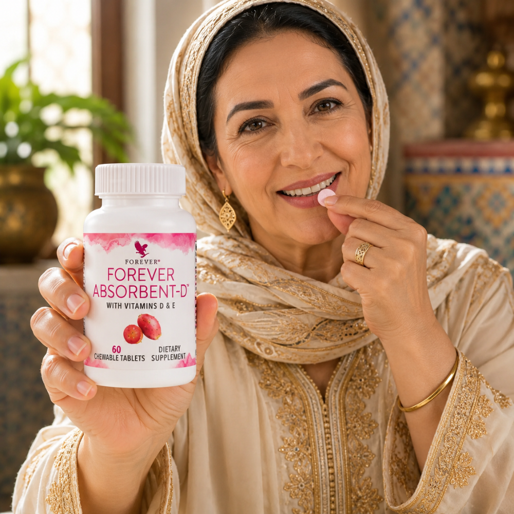 Forever Absorbent-D – Vitamine D3 & E à croquer | Immunité & Bien-être