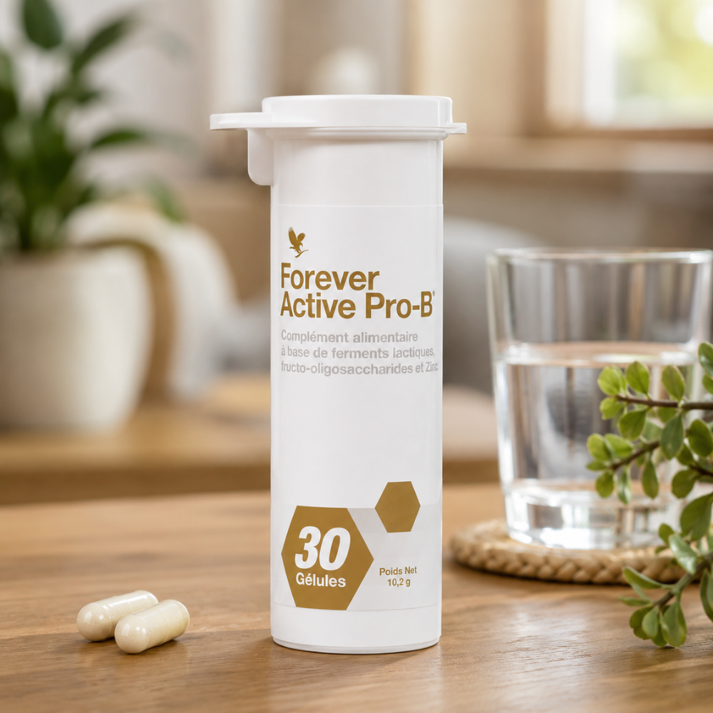 Forever Active Pro-B™ | Probiotiques, Prébiotiques & Zinc | AloeKorner Maroc