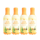Pack Aloe Mangue à l'Aloe Vera – 4 x 1 Litre
