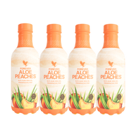 Pack Aloe Pêche à l'Aloe Vera – 4 x 1 Litre