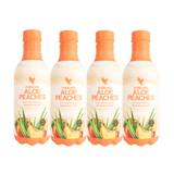 Pack Aloe Pêche à l'Aloe Vera – 4 x 1 Litre