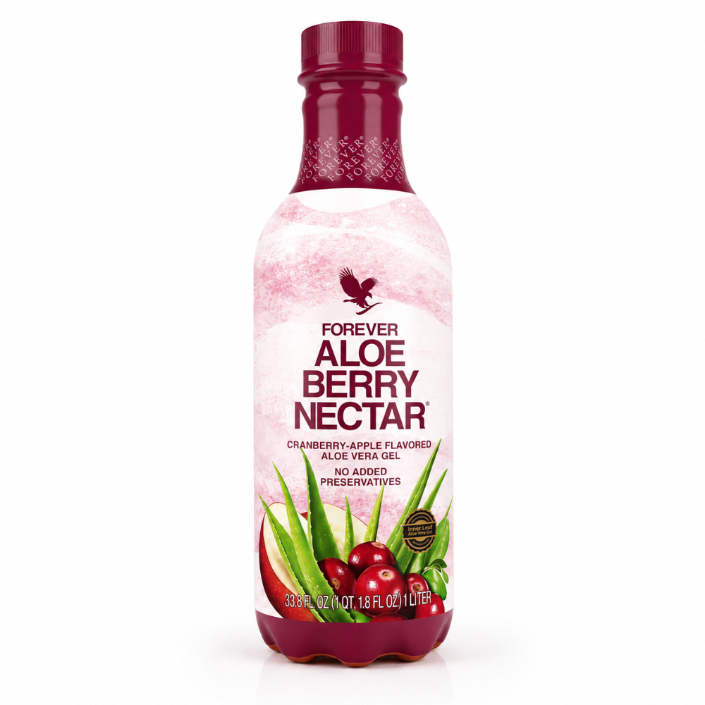 Aloe Berry Nectar à l'Aloe Vera avec vitamine C et canneberge pour le bien-être quotidien