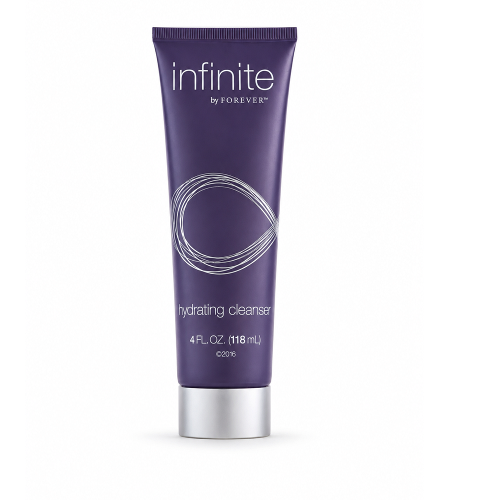 Démaquillant Hydratant Infinite Forever à l'Aloe Vera sur fond blanc – nettoyant visage hydratant 118 ml