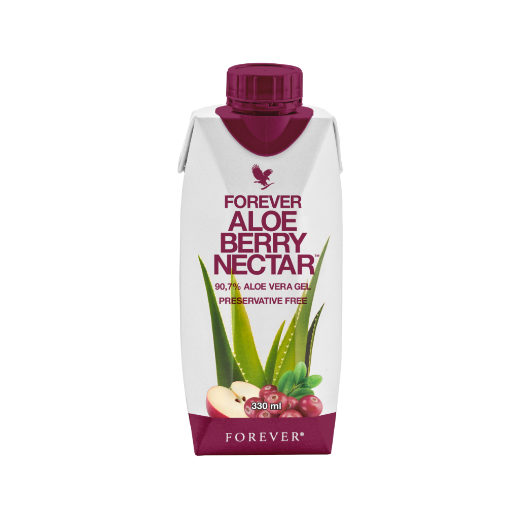 Forever Aloe Berry Nectar® 330 ml x 12 – Boisson à l'Aloe Vera, Canneberge & Vitamine C