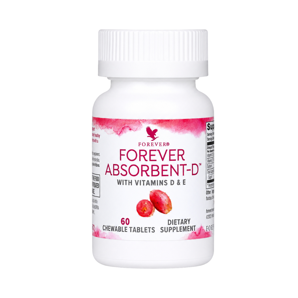 Forever Absorbent-D – Vitamine D3 & E à croquer | Immunité & Bien-être