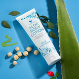 Forever Aloe Body Lotion avec feuille d'aloe vera et huile de macadamia — ingrédients naturels