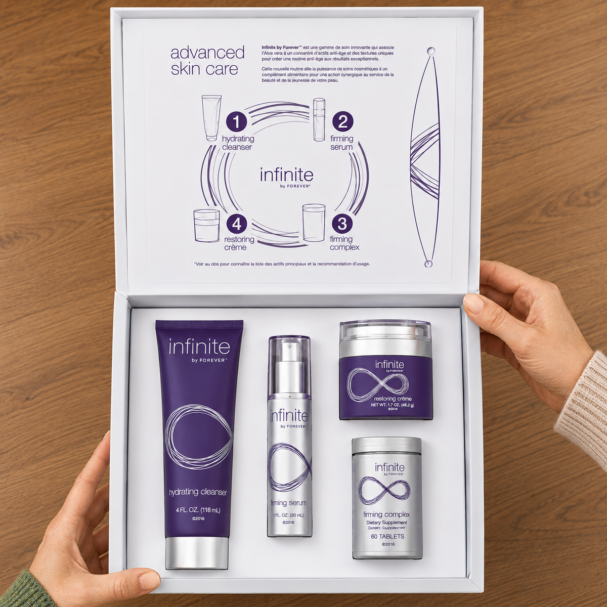 coffret-infinite-by-forever-ouvert-routine-complete