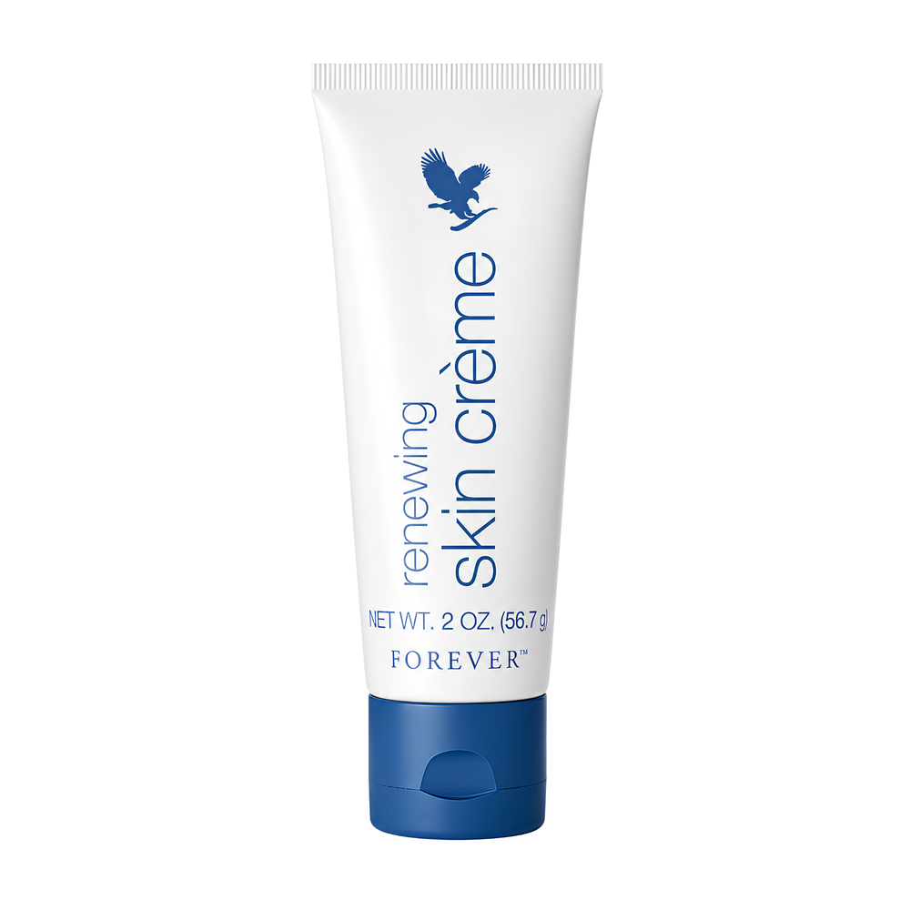Crème Régénératrice Forever Living 56,7 g - Packshot officiel sur fond blanc avec Aloe Vera, AHA, collagène et vitamines A et E