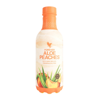 Aloe Pêche à l'Aloe Vera avec purée de pêche naturelle et vitamine C pour le bien-être quotidien