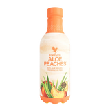 Aloe Pêche à l'Aloe Vera avec purée de pêche naturelle et vitamine C pour le bien-être quotidien