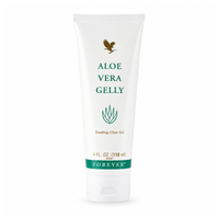 Gelée Aloès Forever Living au gel d'Aloe Vera stabilisé sur fond blanc