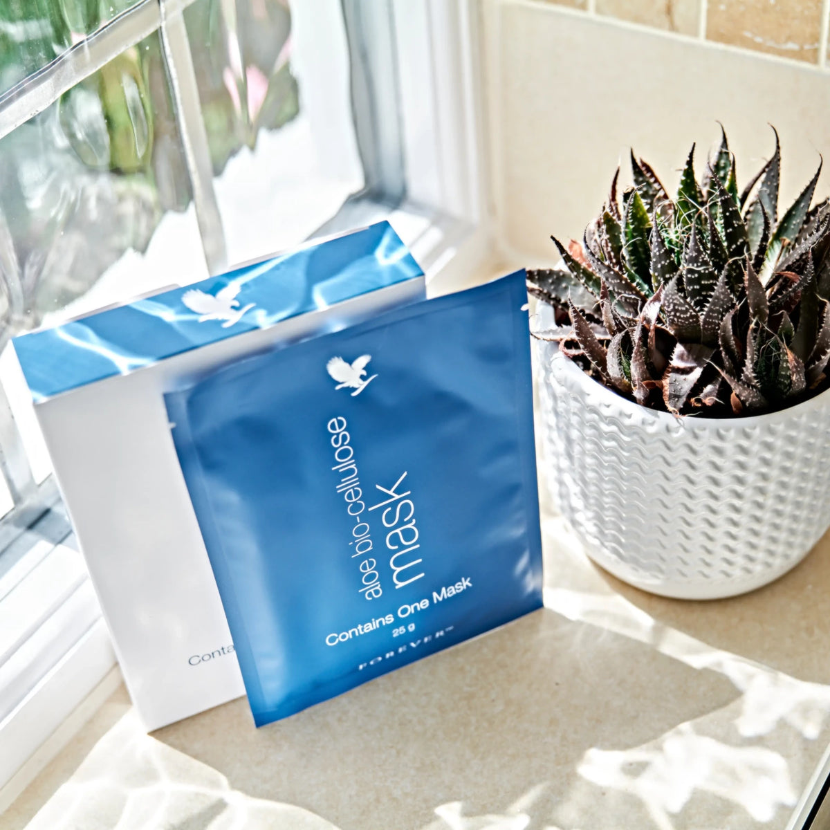 Masque Aloe Bio-Cellulose Forever Living | Masque Hydratant Visage Premium