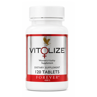 Vitolize Femmes Forever Living, complément alimentaire pour femmes, packshot officiel sur fond blanc